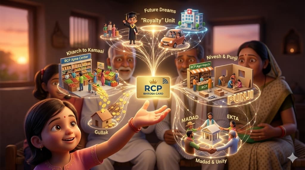 RCP Bharosa Card Digital Ecosystem Diagram